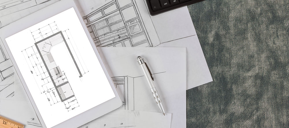 plan cuisine sur mesure moderne